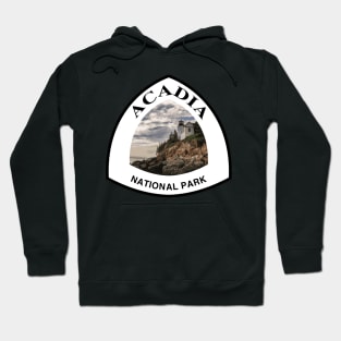 Acadia National Park shield Hoodie